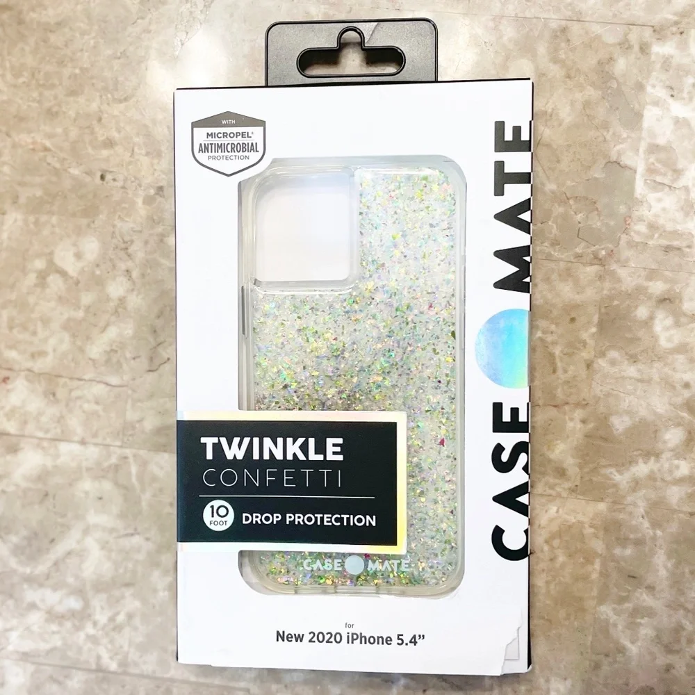 NEW Case Mate Twinkle Confetti Case for iPhone 2020 5.4